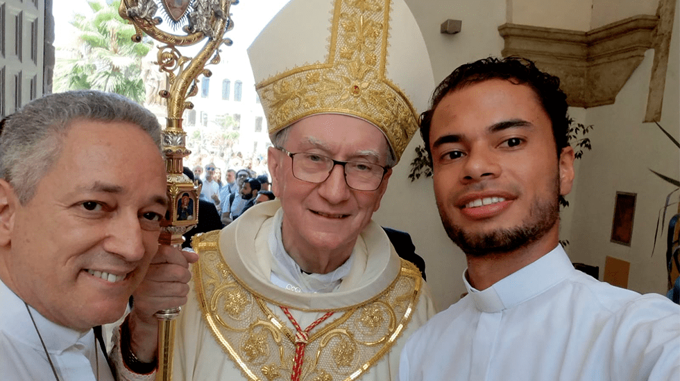 S. Ema. Cardenal Pietro Parolin, Secretario de Estado del Vaticano, envió un saludo a los eudistas