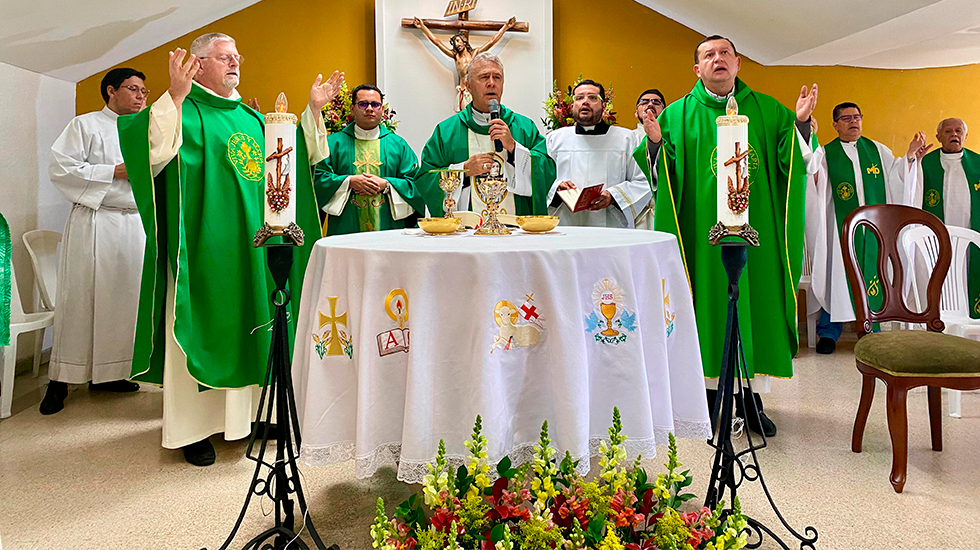 Nuevo Obispo de la Diócesis de Engativá celebró Eucaristía en la Parroquia San Juan Eudes de El Minuto de Dios